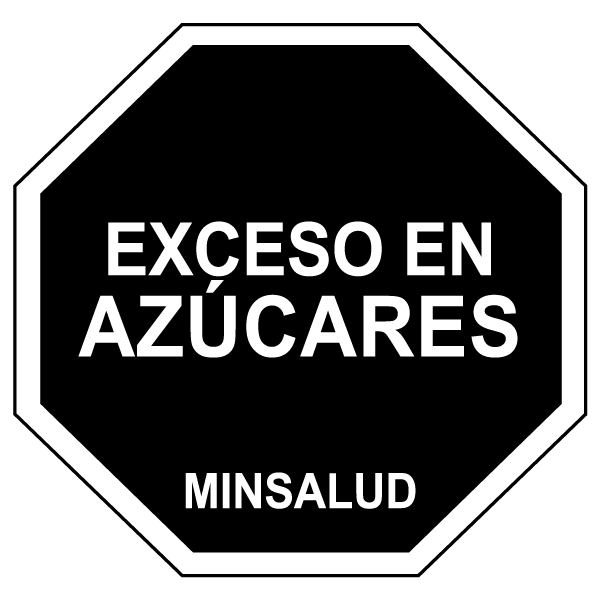 Sello de advertencia: exceso en azúcares — MinSalud